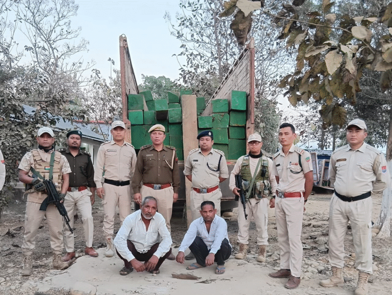 Timber Smuggling Foiled in Jiribam, Two Held