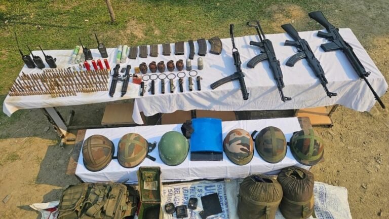 Massive arms and explosives recovered in twin operations across Manipur