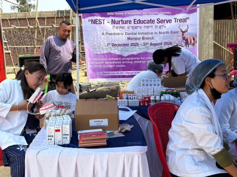 RIMS conducts dental check-up camp for children