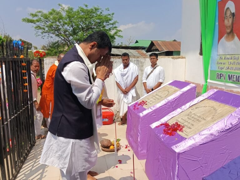 18th death anniversary of 3 youths killed in Heirok Thabal shooting observed