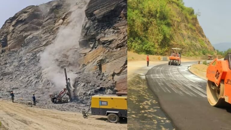 Highway Expansion in Manipur: Authorities Crack Down on Encroachments Along NH-102A