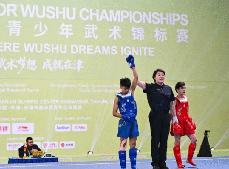Representing India, Upendro Thongam Reaches Final at World Junior Wushu Championship