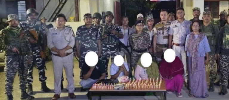 Manipur Security Forces Intensify Anti-Militant Crackdown, Arrest 5 Including Woman Cadre