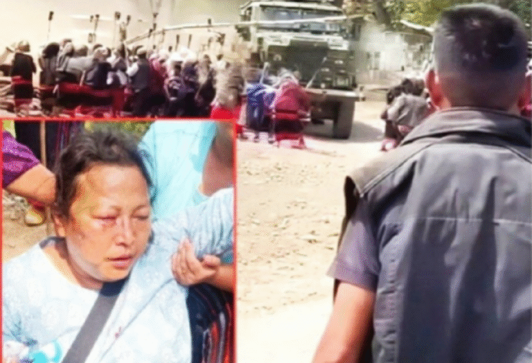 AR Convoy Breaks Through Village Barricades; Two Villagers Injured