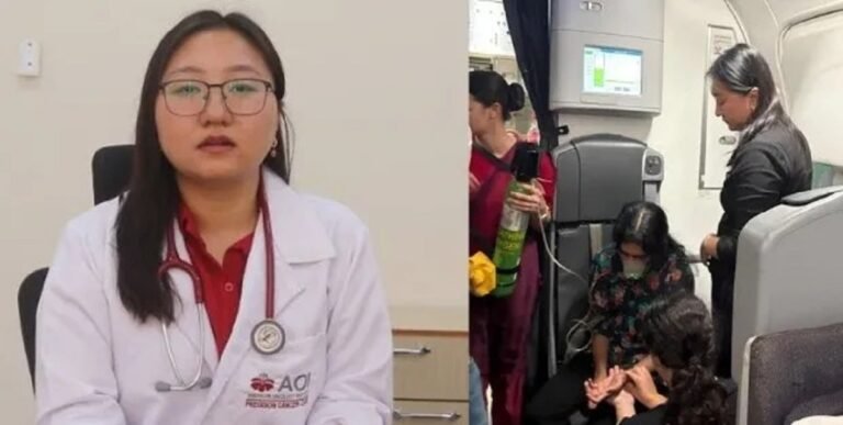 Manipur Doctor Saves Young Woman During Mid-Air Emergency on Air India Flight
