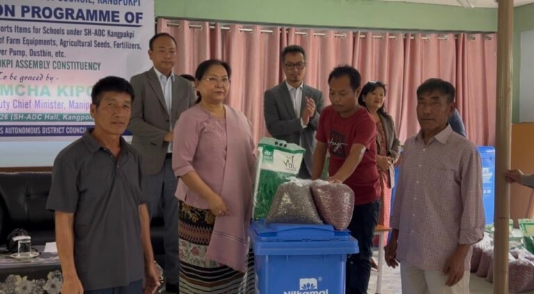 Deputy CM Urges Communal Harmony While Distributing Relief in Manipur