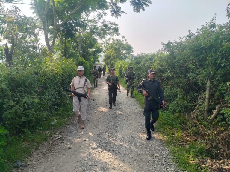 COMBING OPERATIONS LAUNCHED BY JOINT FORCES TO PREVENT SPILLOVER OF VIOLENCE IN MANIPUR VILLAGES
