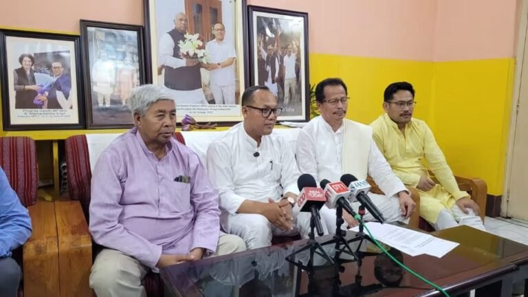 Congress Flags CM’s Absence as Naga Legislators Meet Shah Over Hostage Killings