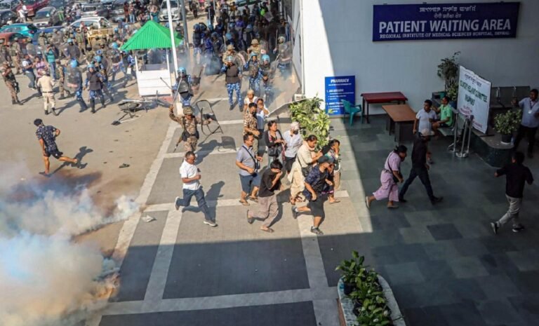 Kuki Patients Shifted from RIMS Amid Protests and Tight Security