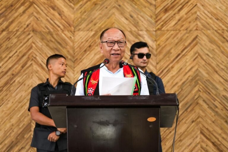 Manipur cm reviews development work; meets civil society organisations during senapati district visit