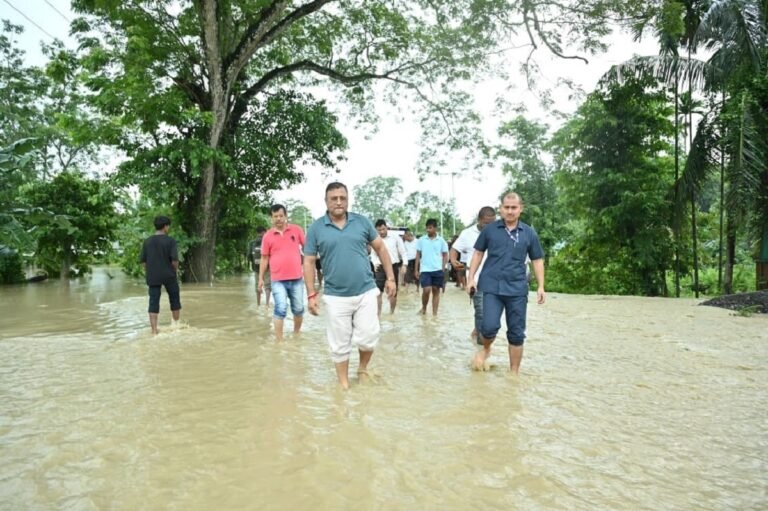 Indian army launches rescue operations under ‘operation jal rahat’ in 3 deluge-hit upper assam districts